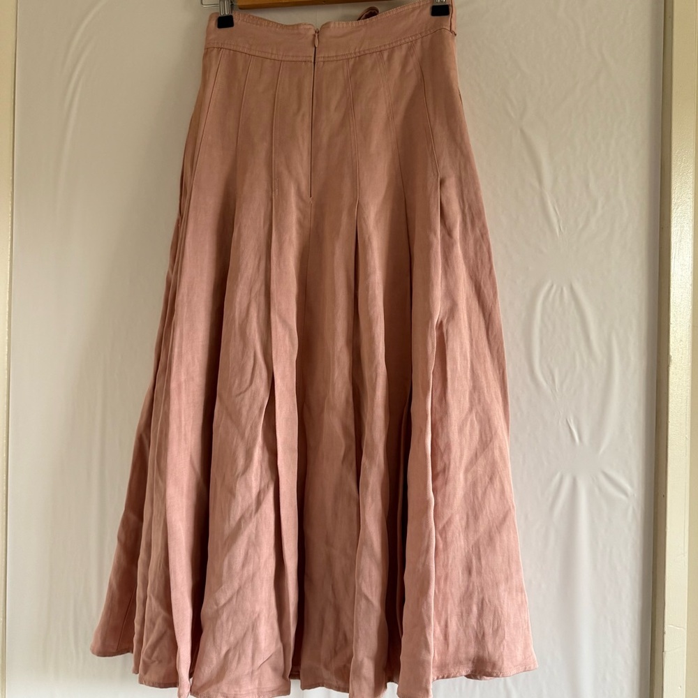 NWT REISS Oakley Button MIDI Skirt Size 4 - Picture 8 of 11